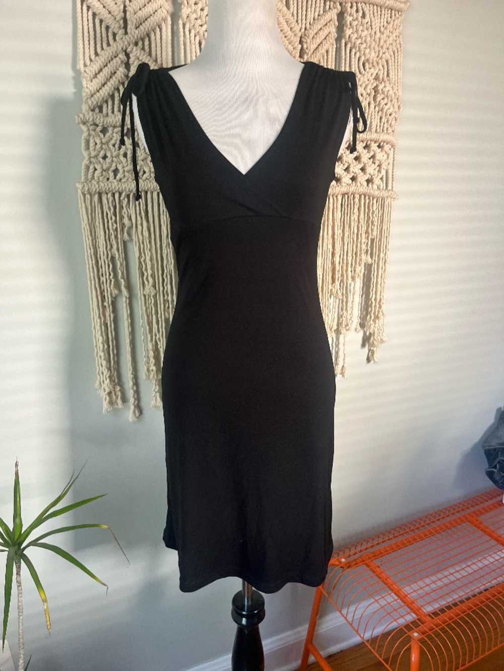 Taboo Vintage Y2K Black Babydoll Dress Sz M Cottage Fairy Whimsigoth Vamp